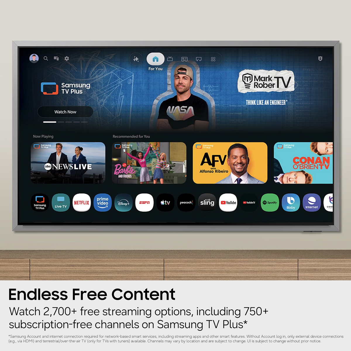 Samsung 65-inch Crystal UHD U8000H smart TV